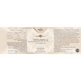 Sky Premium Life Vitamin A - 60 Vitamin A Capsules with Vitamin D3 to Maintain Immune System and Vision - 2 Months Supply