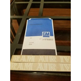 NOS GM 1969 1970 GTO Judge Ram Air IV Decals White 9789043 B4