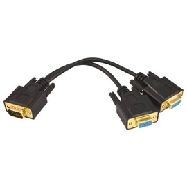 PTC 0638544116804 VGA cable 0.3 m VGA (D-Sub) 2 x VGA (D-Sub) Black – VGA Cables (0.3 m, VGA (D-Sub), 2 x VGA (D-Sub), Gold, Black, Male/Female)