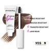 Phoera Eyebrow Gel,Long-lasting Eyebrow Tint, Waterproof Brow Gel,Hhigh Pigment Eyebrow