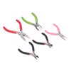 5Pcs Pliers Kit Diagonal Flat Nosed Bail Making Jewelry Pliers