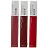 Labial líquido indeleble Matte Ink Top 3 Maybelline, 3 piezas