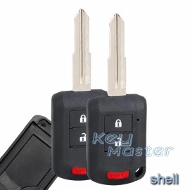KeyMaster 2 for Mitsubishi Mirage Lancer Outlander Outlander RVR Remote Key Shell Case Fob