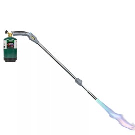 BLUEFIRE 38" Long Propane Weed Torch 50K BTU Trigger Start Self Ignition