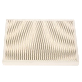 Ceramic Soldering Board, Honeycomb Soldering Mat Soldering Block for Melting Casting Gold Tools, Jewelry Making Tools, 13.5 x 9.5cm