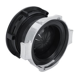 Food Waste Disposer Mount Flange, Sink Food Waste Disposer Installation kit Food Waste Disposer Flange with Shockproof Rubber, Stainless Steel Kitchen Sink Flange Kit with Splash