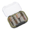 64 Pcs Fly Fishing Flies Stainless Steel Colorful Fishing Lure