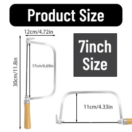 1 set coping saw blades with 4 Assorted Blade, coping saw, coping saw for woodworking, for Woodworking,Model Making and Furniture Construction (11.8x4.72 Inches)