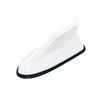 Vmingo Antena Aleta Tiburon Universal Radio FM/Am Señal Estereo (Blanco)