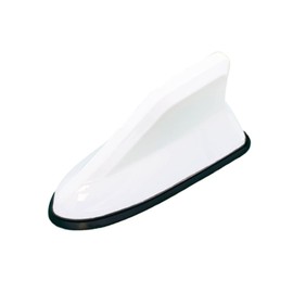 Vmingo Antena Aleta Tiburon Universal Radio FM/Am Señal Estereo (Blanco)