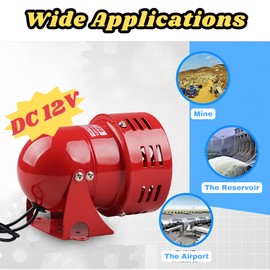 Outdoor Alarm DC 12V Wired Loud Alarm Horn Siren for Home Security Protection System Indoor Outdoor Fireproof New