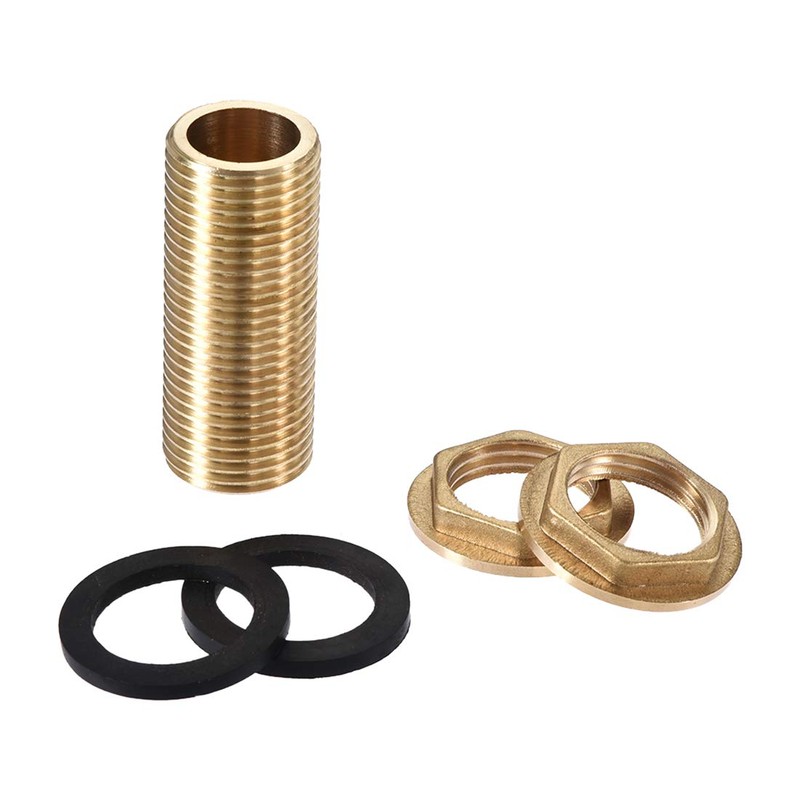 uxcell Bulkhead Fitting, G1/2 Male, Tube Adaptor Connector Hose Fitting,