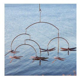 Ancient Graffiti Hanging Dragonfly Mobile