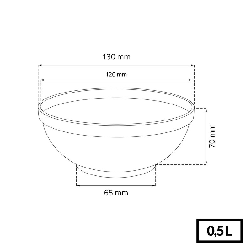 Prosper Plast DMS01-R624 13 x 70 cm Misa's Flowerpot -