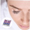 Housoutil Realistic Manga Lashes 5 Sets Diy Fake Eyelashes Women