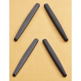 Kygear 2 Pairs Black Silicone Replacement Temple Sleeve Arm Grips, Silicone Rubber Ear Socks Arm Sleeve for Oakley Badman/Badman Asian Fit/Madman, Anti-Slip Glasses Arm Covers