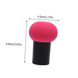 SAFIGLE 4pcs Makeup Mushroom Head Loose Powder Puff for Skin Types Random Color