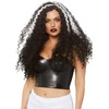 LEG AVENUE A28582 Women's Wig, Black, White, One Size