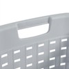 Sterilite 6-Pack Weave Laundry Basket, Rectangle Plastic Clothes Hamper w/