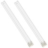 Two 36W 36 Watt UV Bulb Lamp 2G11 Base-4 Pin