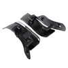 XMMT ABS Black Side Wing Adjustable Windshield Air Deflector for