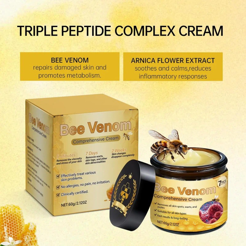 Crema Integral Para La Piel Beevenom, Nutritiva E Hidratante