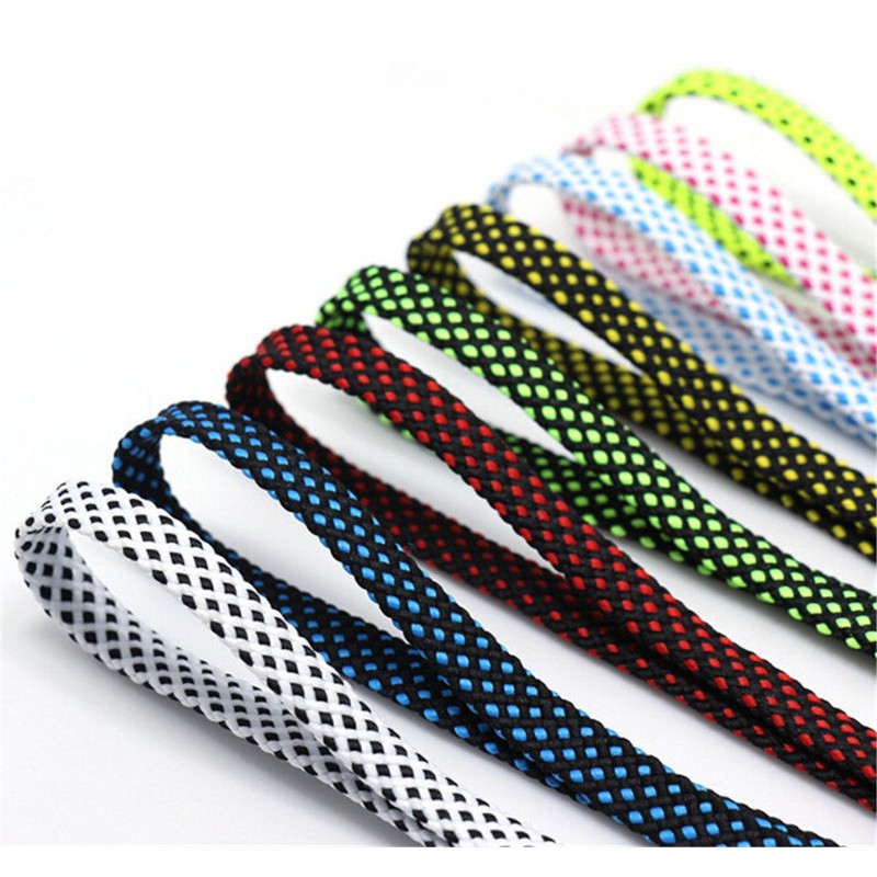Boowhol Lacci piatti bicolore per scarpe sportive, per bambini e