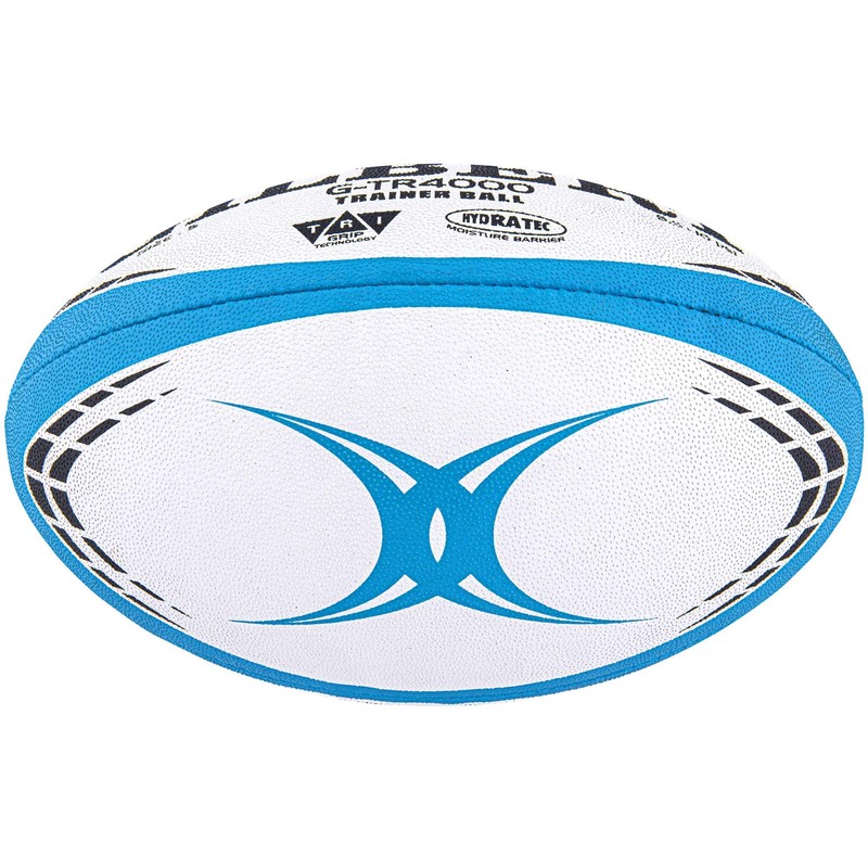 Gilbert G-TR4000 Rugby Training Ball, Sky Blue (5)