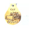 excavator Personal Keychain for your equipment dozer bulldozer crawler cat