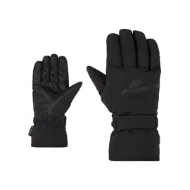 Ziener Gordanus Men's Ski Gloves, Winter Sports, Waterproof, PFC Free, Black/Graphite, 8.5