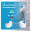 Carex Suction Shower Grab Bar – 12” (30.4 cm) Ultra