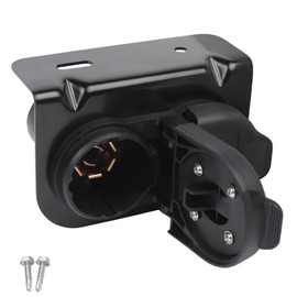 WUSHIXAN 7 Blade and 4 Flat Connector, Towing Solutions 40974 Trailer Plug-in Simple Wiring Kit