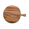 Ironwood Gourmet Acacia Wood Provencale Paddleboard, XL Round Serving Board