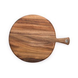 Ironwood Gourmet Acacia Wood Provencale Paddleboard, XL Round Serving Board With Handle