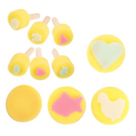 Operitacx Paint for Kids Washable 10pcs Kids Painting Sponge Brush Stampers for Creative Fun