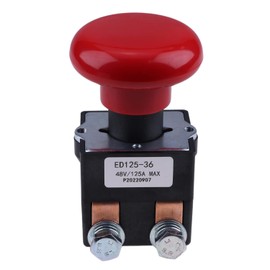 Holdia Interruptor de parada de emergencia 1115-510008-00 111551000800 compatible con Big Joe EZ30 E30 D40 EZ40 Pallet Truck 48V 125A