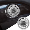 Bling Crystal Car Start Button Sticker, Ignition Switch Decor, White