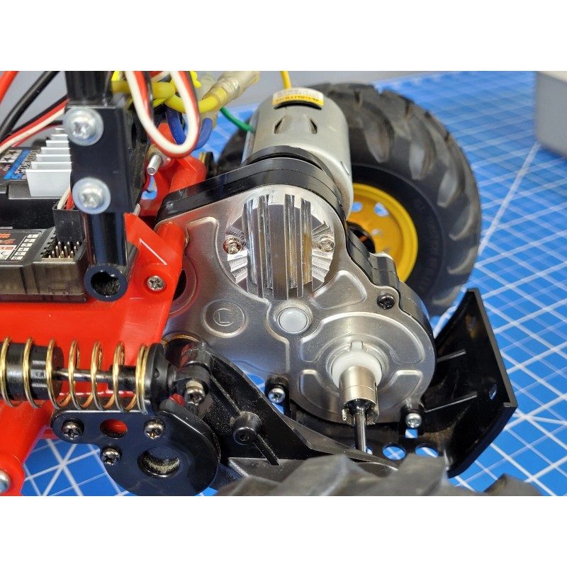 Tamiya Aluminum Motor Gear Cover Tamiya 1/10 R/C Blackfoot Monster