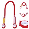 60/120/150cm Outdoor Survival Climbing Safety Rope with Ring Bearing(Red 150cm)