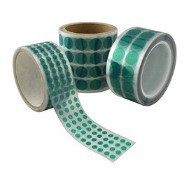 Polyester Discs - .750 (3/4) Dia Green Polyester Discs, 2000-Ct Roll MOCAP Poly-DOT-.750 (qty1)