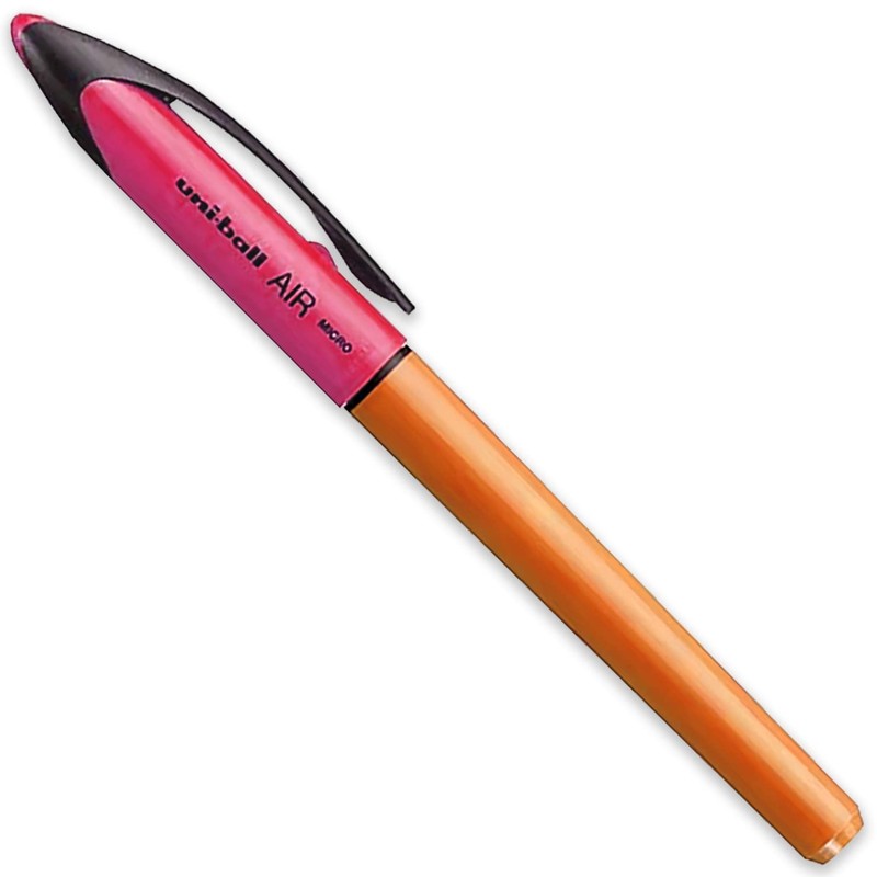 uni-ball Air – 0.5mm Rollerball - Orange Barrel - Black