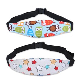 2 Pcs Cojín Soporte de Cabeza y Cuello Para Niños, Unisex Banda Ajustable para Asiento de Seguridad en Auto, Niños para Asiento de Seguridad en Auto de Niños, Ofrece Protección Segura para los Niños