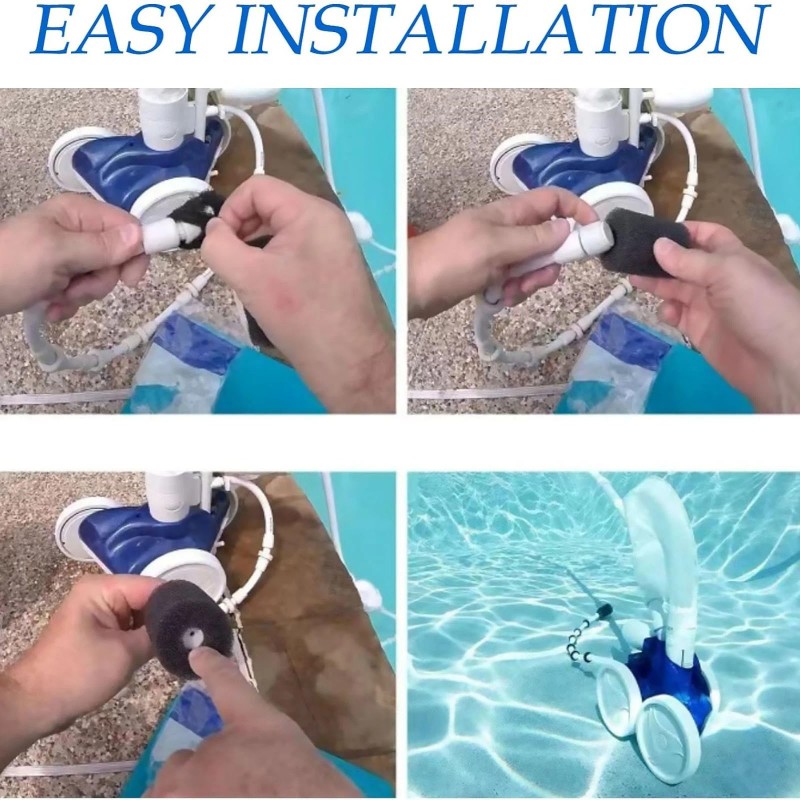 For Polaris 5* Pool Cleaner Sweep Hose Tail Scrubber Replacement