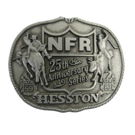 NFR 1983 Hesston 25th Anniversary Series Belt Buckle