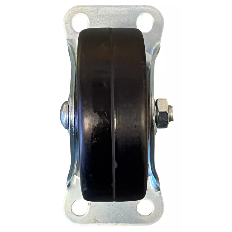 Hy-Weld Hard Rubber 4" x 1.5" Rigid Caster