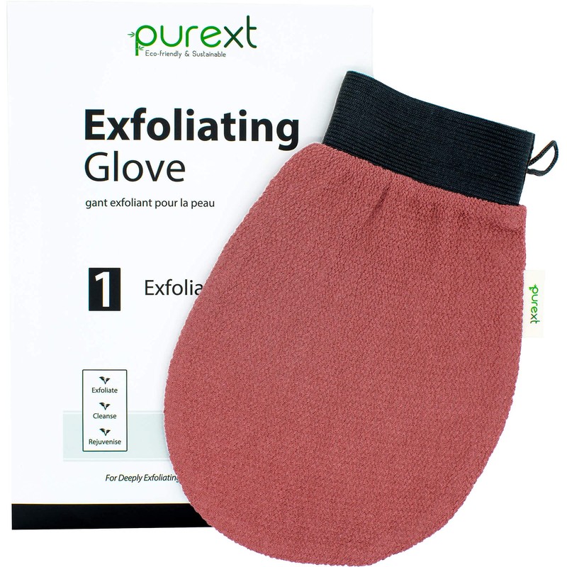 PureXT Exfoliating Glove - Kessa Hammam Body Scrubber - Fake