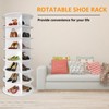 Lvrunben 7 Tier Rotating Shoe Rack, 360 Spinning Lazy Susan