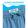 maamgic Boys Swim Trunks with Compression Liner 4-Way Stretch Quick