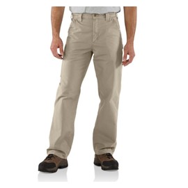 Carhartt Men's Loose Fit Canvas Utility Work Pant (Big & Tall), Tan, 50W x 30L