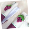 KOMBIUDA Set of 2 Floral Printed Refrigerator Door Handle Covers